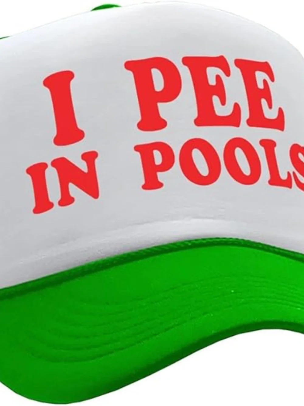 I PEE IN POOLS Swimsuit + Matching Trucker Hat Set